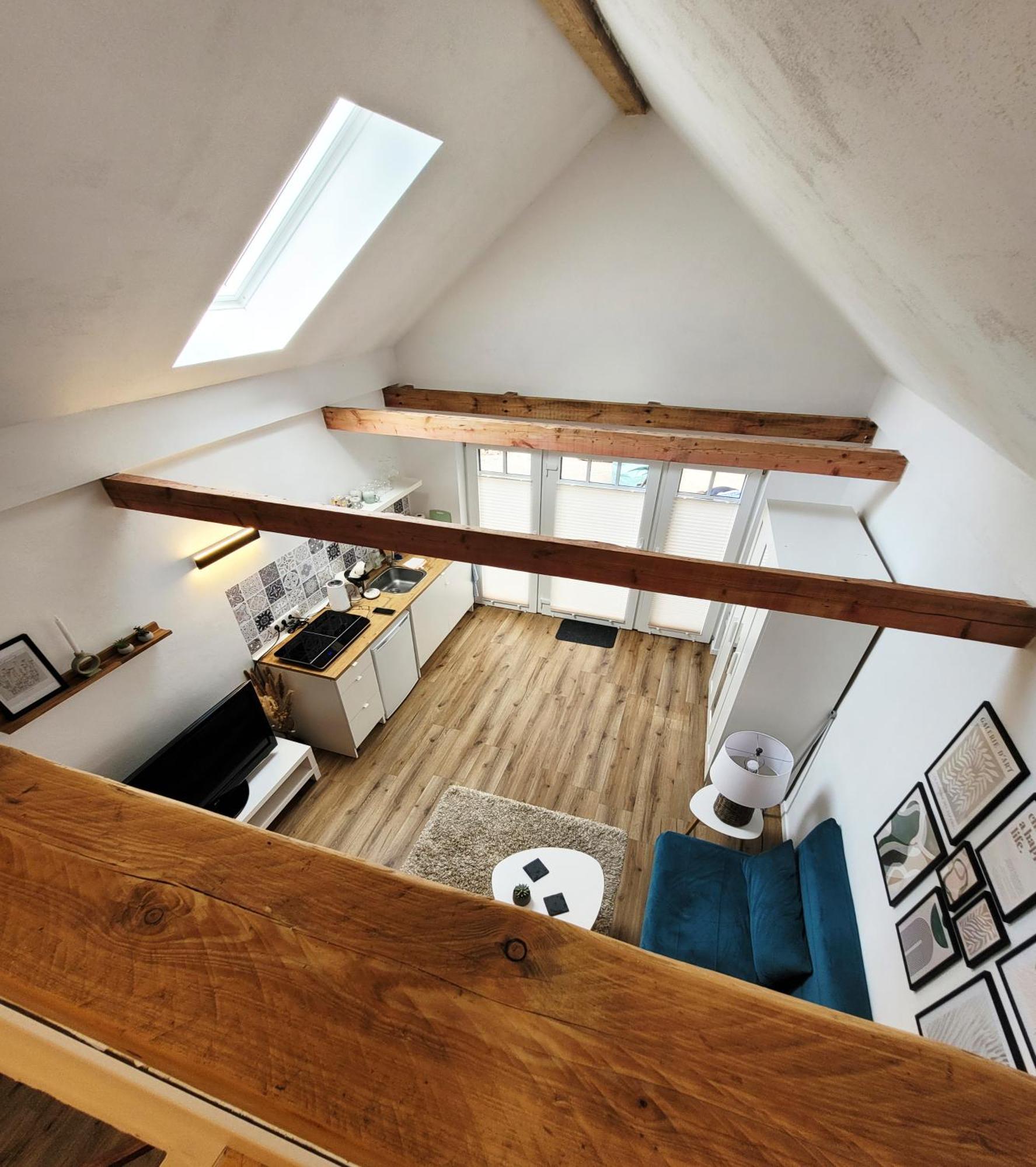 Modernes 1-Zimmer-Apartment Mit Galerie-Schlafkoje Im Skandinavischen Stil Ostenfeld  Exterior photo