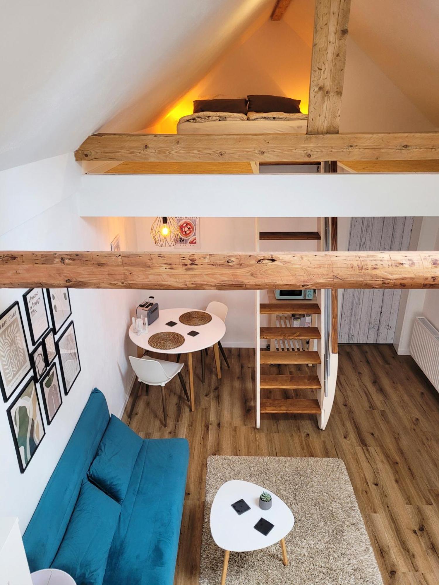 Modernes 1-Zimmer-Apartment Mit Galerie-Schlafkoje Im Skandinavischen Stil Ostenfeld  Exterior photo